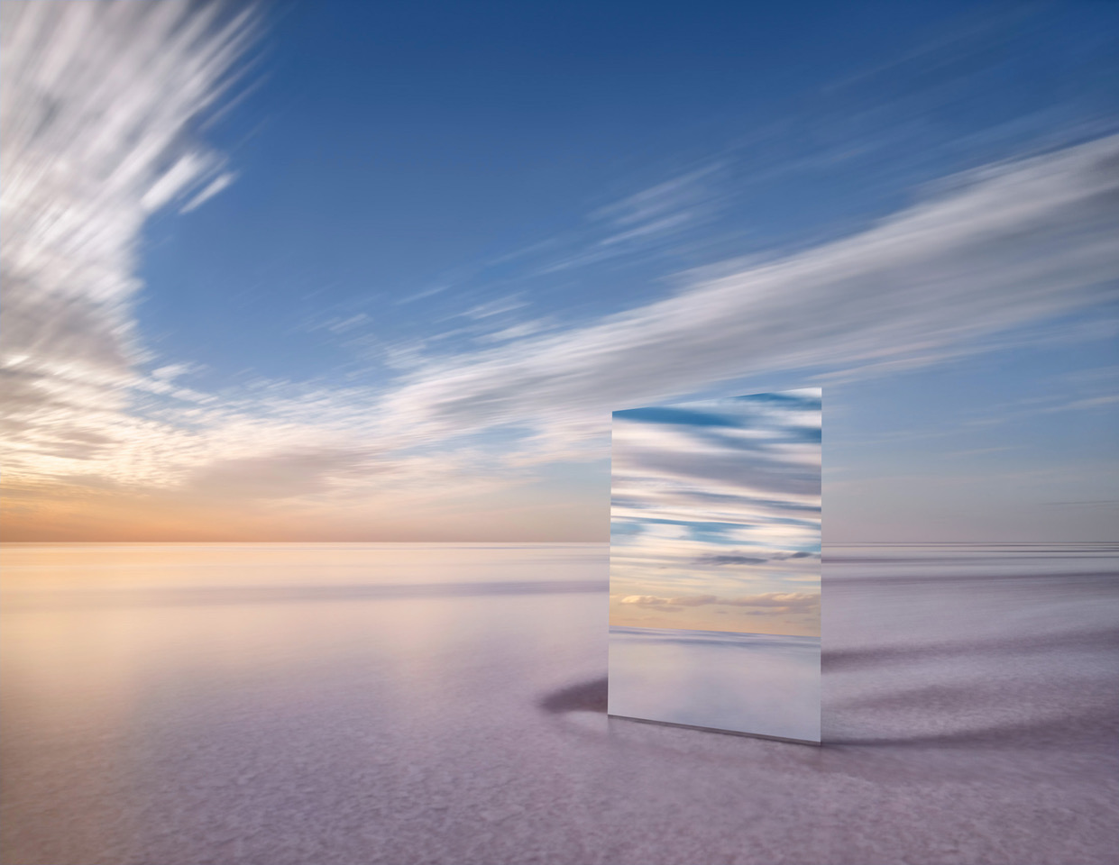 MURRAY FREDERICKS Mirror 17 2017 Digital pigment print on cotton rag 120 x 155 cm
