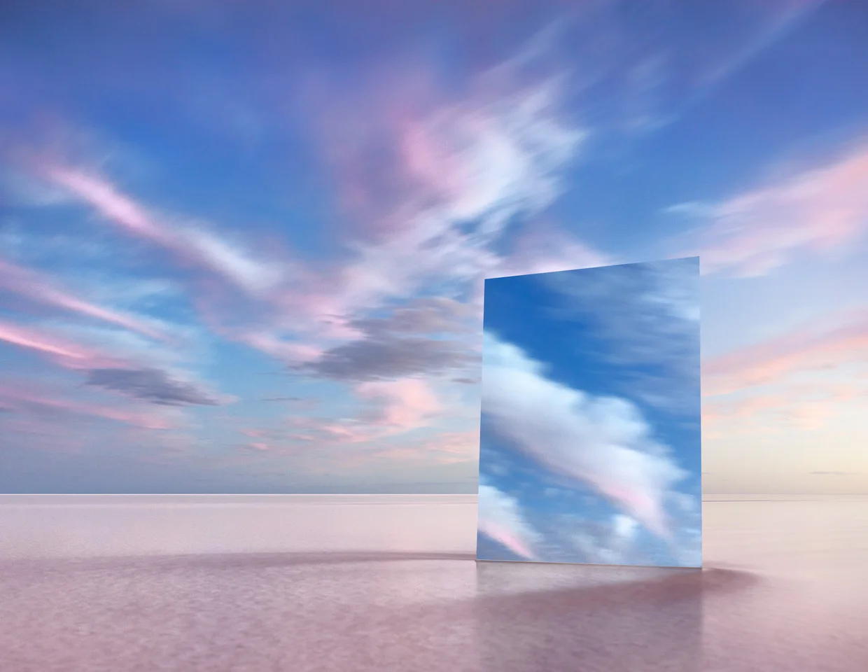 MURRAY FREDERICKS Mirror 18 2017 Digital pigment print on cotton rag 120 x 155 cm