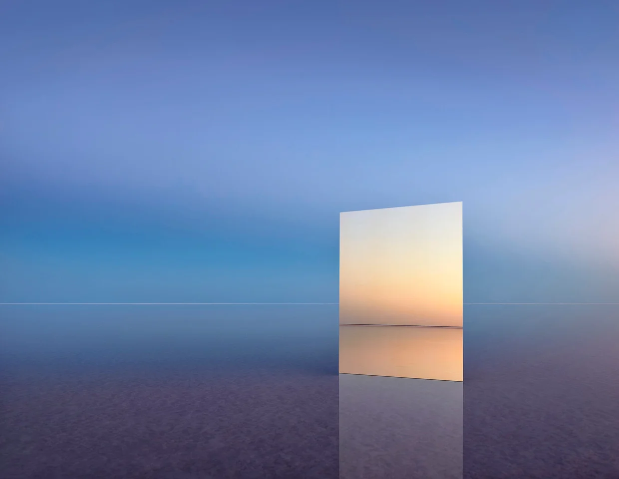 MURRAY FREDERICKS Mirror 19 2017 Digital pigment print on cotton rag 120 x 155 cm