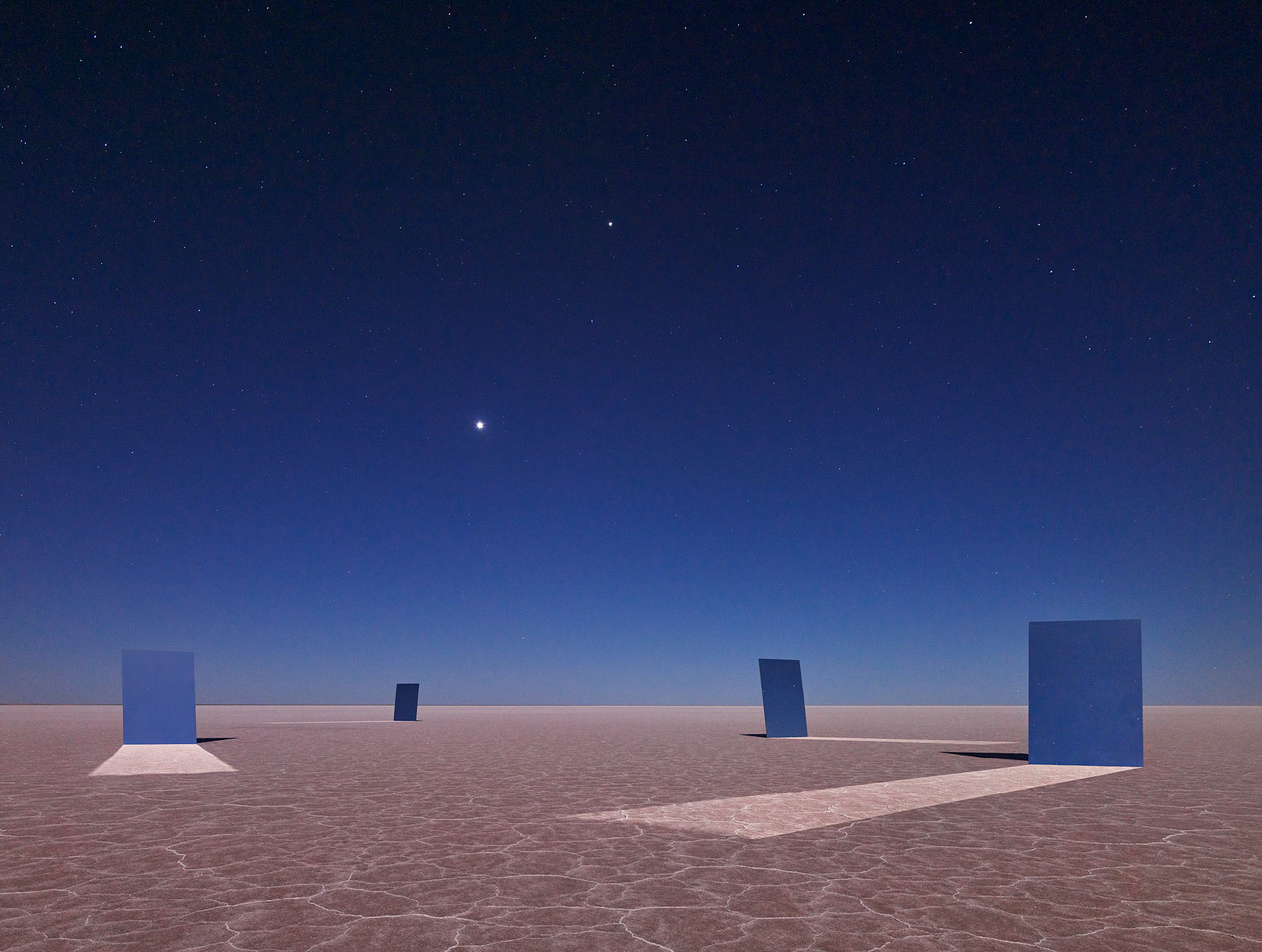 Murray Fredericks, Array #11 (Venus Jupiter), 2018, digital pigment print on cotton, edition of 7, 120 x 165 cm.