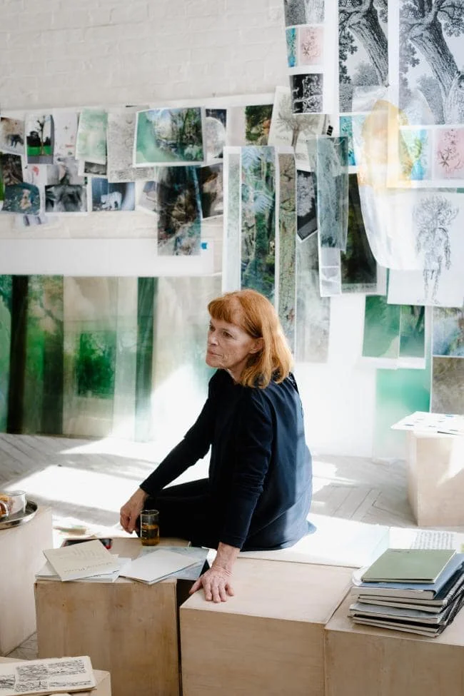 Janet Laurence, photographed in her studio by Jacquie Manning.
