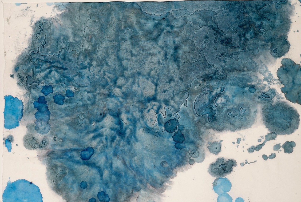  JANET LAURENCE, Ice has a memory and the colour is blue, 2022, Chromogenic print, 120 x 180 cm. 