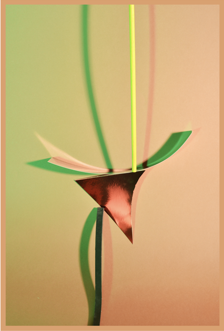  LYDIA WEGNER, Green Wave, 2022, Pigment ink-jet print, 95 x 63 cm. 