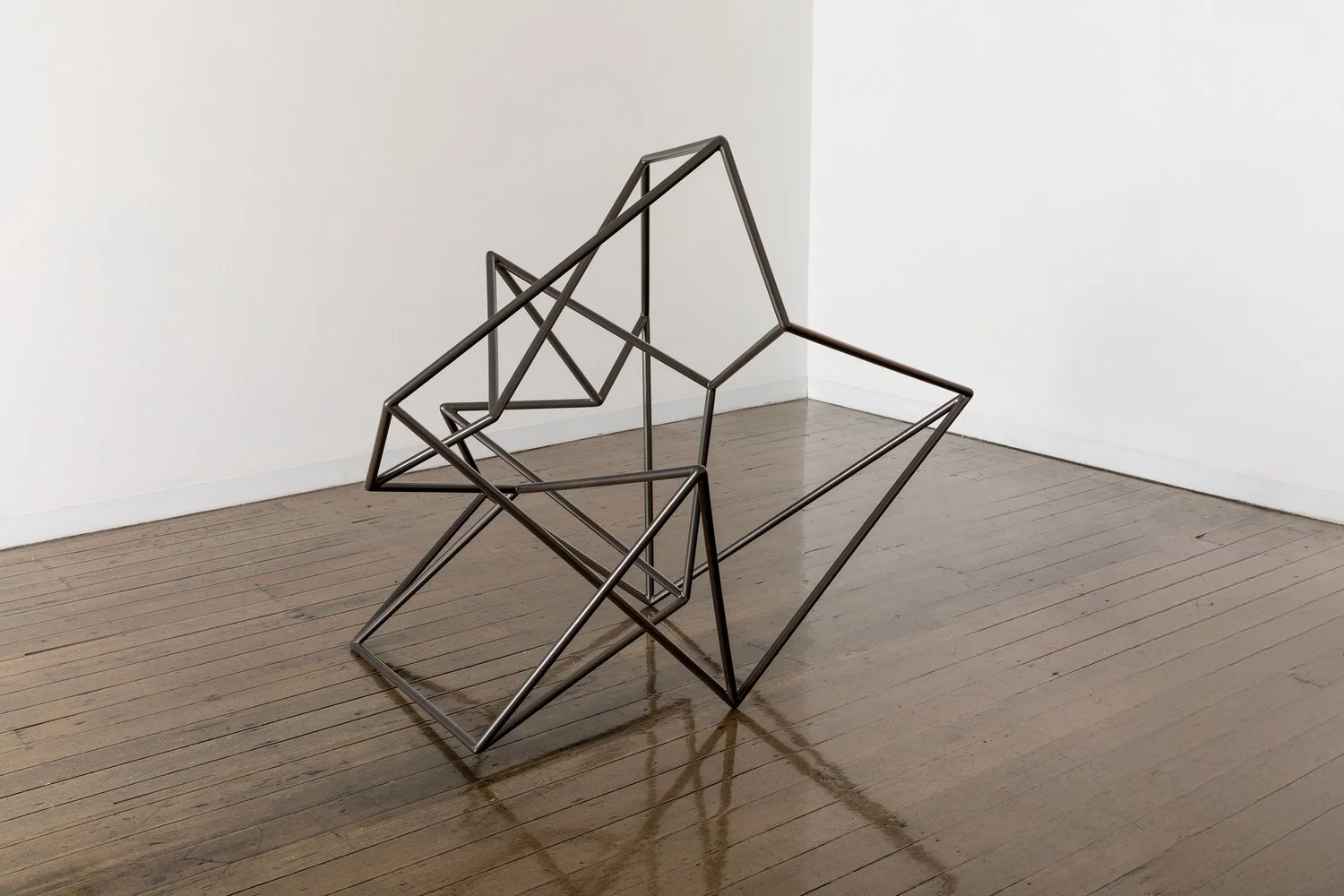   ROBERT OWEN   Fallen Light #3 , 2025 Painted stainless steel 152 x 116 x 130 cm 