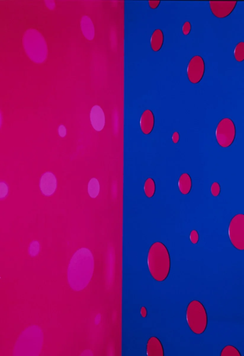   JACKY REDGATE   Light Throw (Mirrors) Fold - Pink and Violet , 2019 Chromogenic photograph handprinted, edition of 3 + 1 A/P 185 x 127 cm 