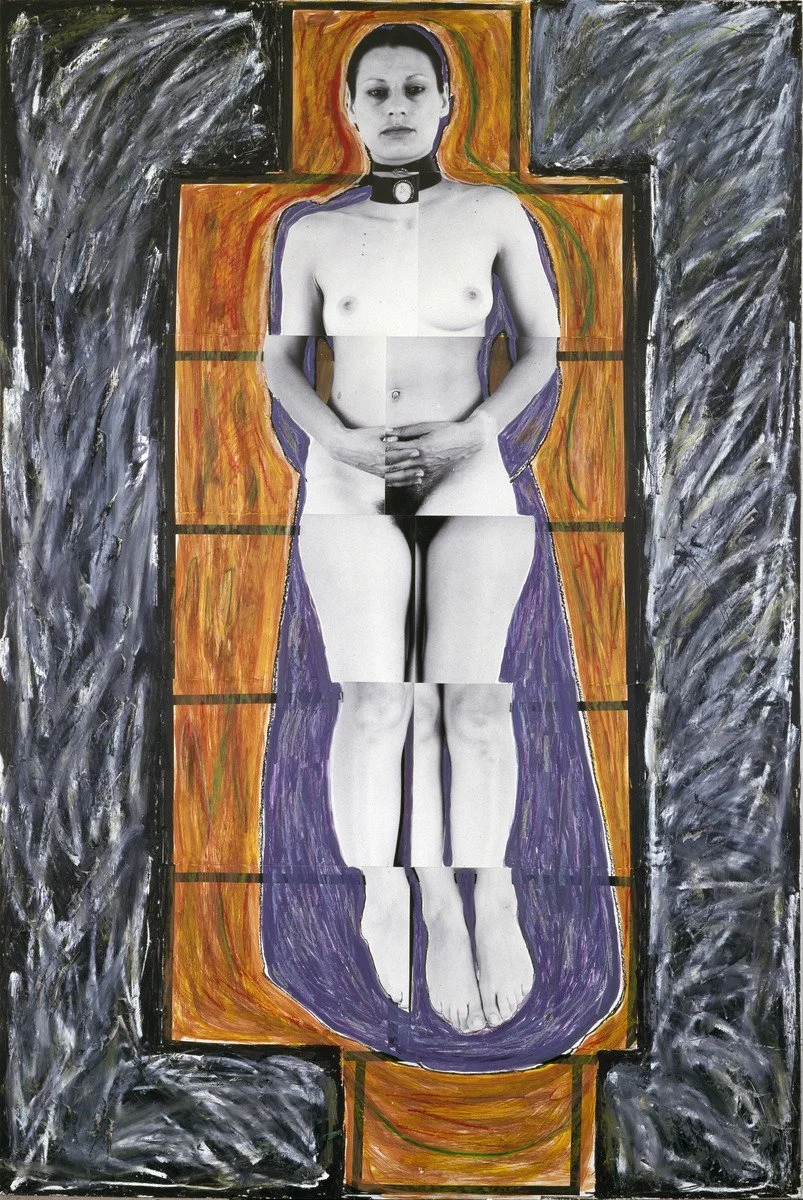   JULIE RRAP   Sister from the series Persona and Shadow (print only) , 1984 Cibachrome print, edition of 9 194 x 105 cm 