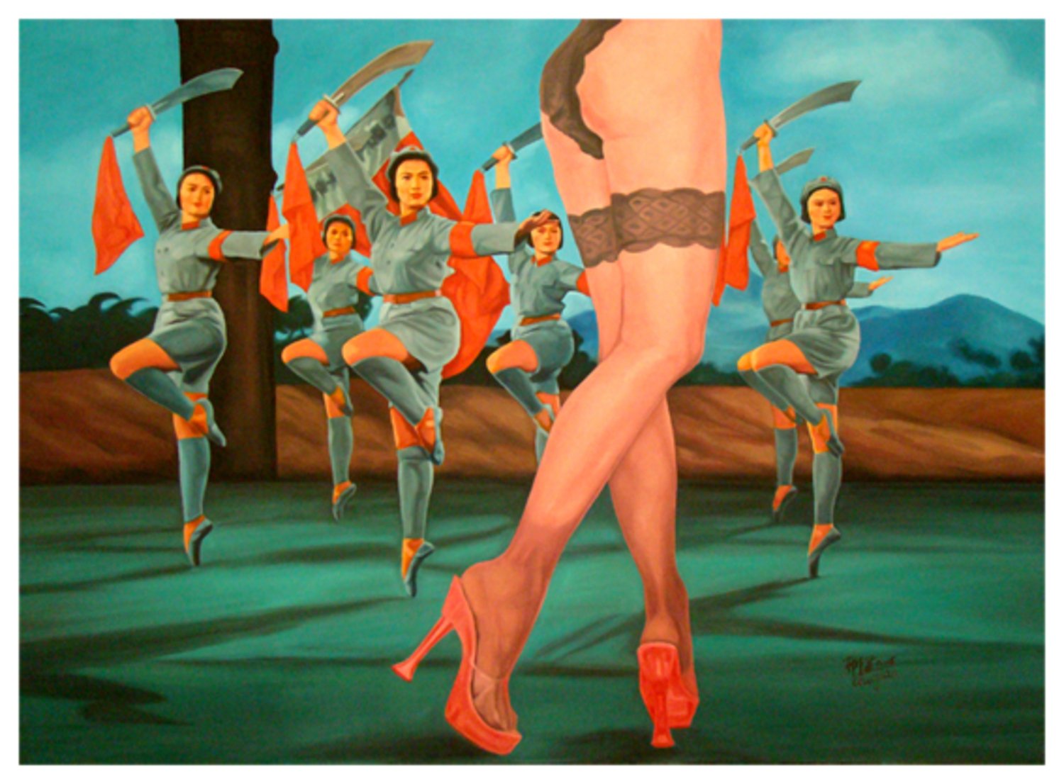   GUO JIAN   Untitled no.1 , 2008 Oil on Canvas 152 x 213 cm 