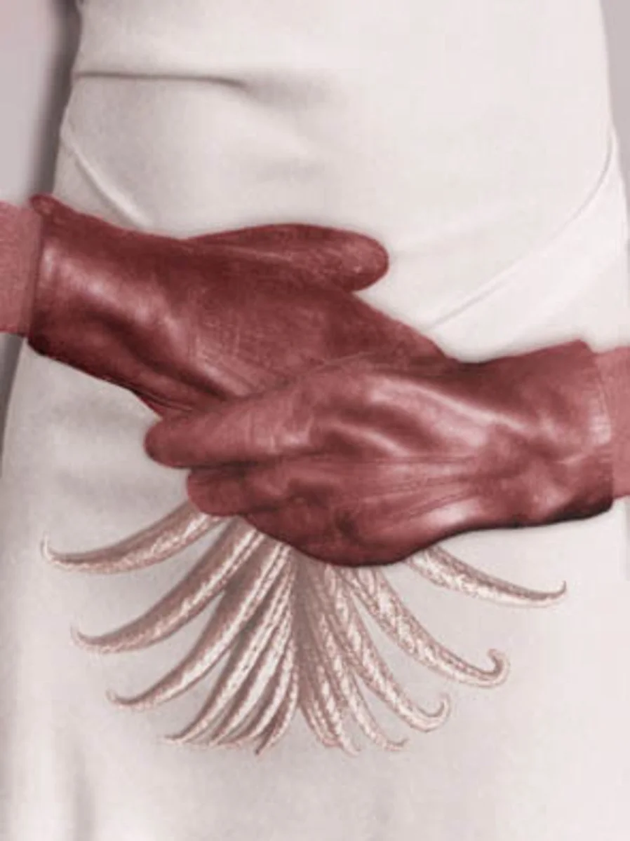   PAT BRASSINGTON   Glove in hand , 2005 Pigment Print, edition of 6 + 2 A/P 86 x 64 cm 