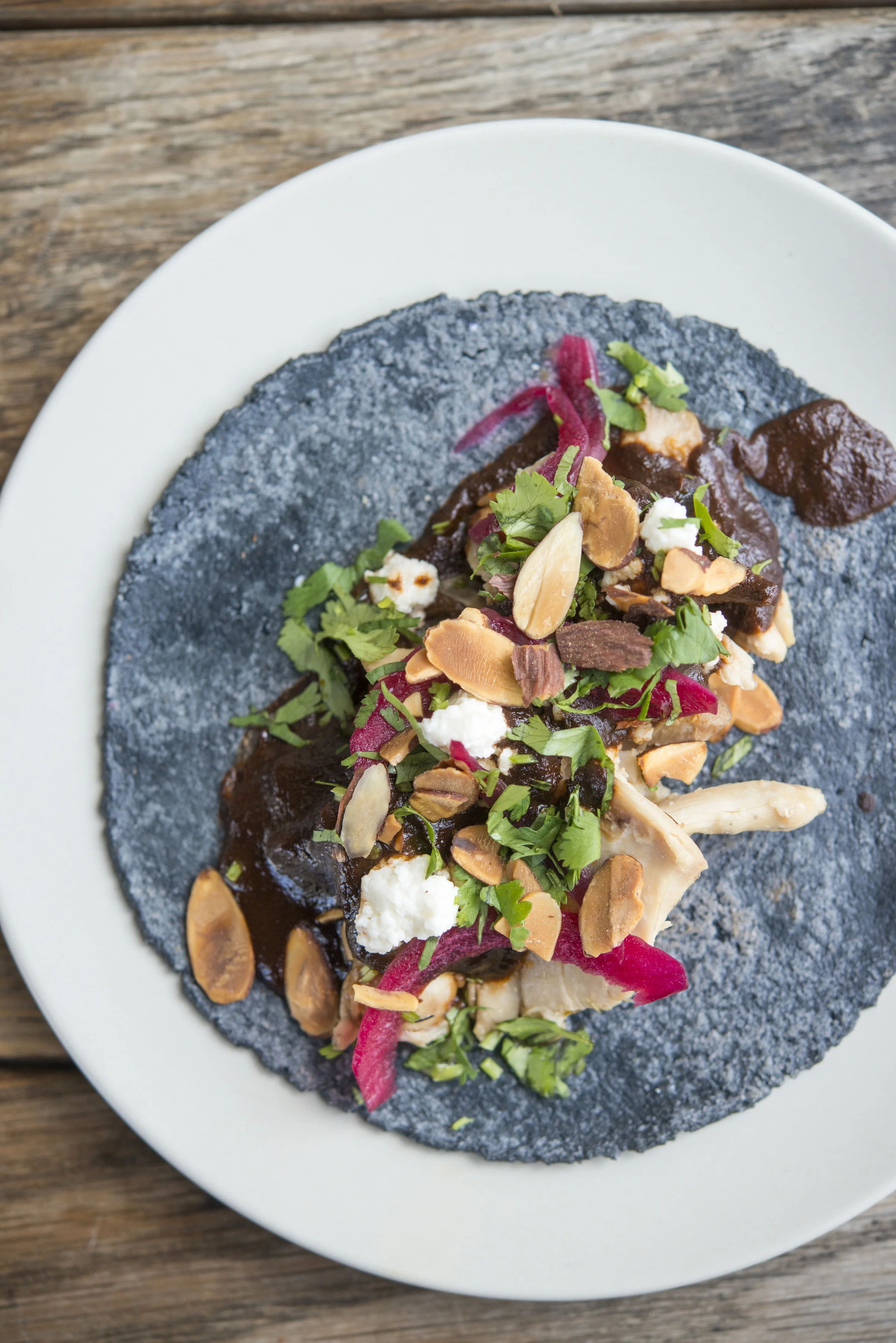 A la Carte - Mole de Pollo Taco