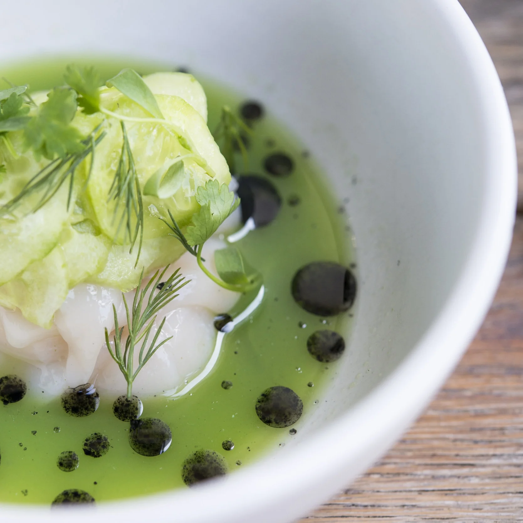 Scallop aguachile