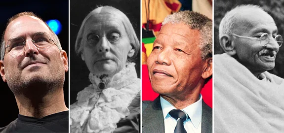 Who Is Your Hero? Steve Jobs? Gandhi? | Inc.com