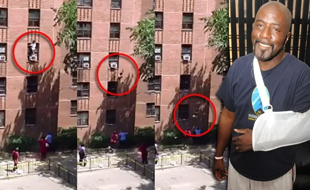 Hero neighbor saves 7-year-old girl who fell from third-story window in Coney Island | NY Daily News