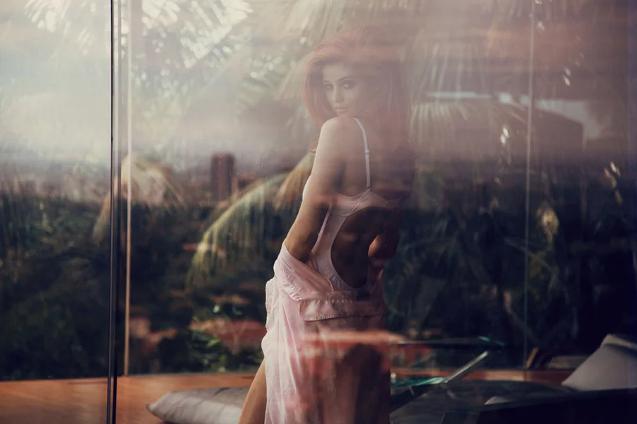 Cintia Dicker photographed by Mark Hunter for Wildfox Swim