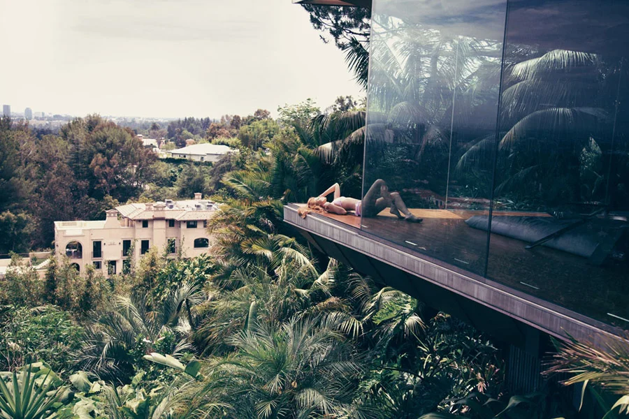 Cintia Dicker photographed by Mark Hunter for Wildfox Swim