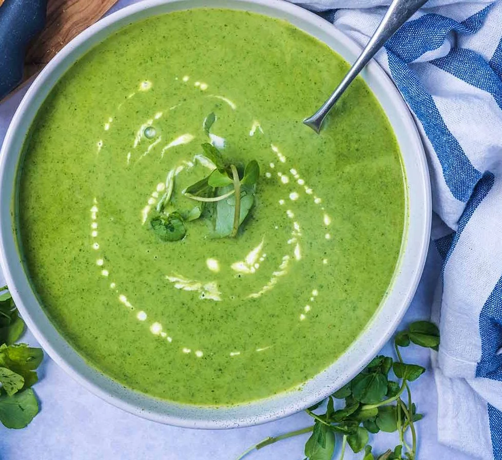 Watercress Soup (for natural detox)