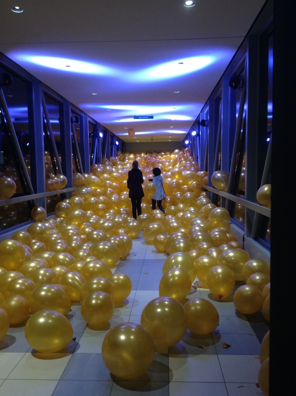 Half the Air in Any Given Space, a cool installation in the pedway