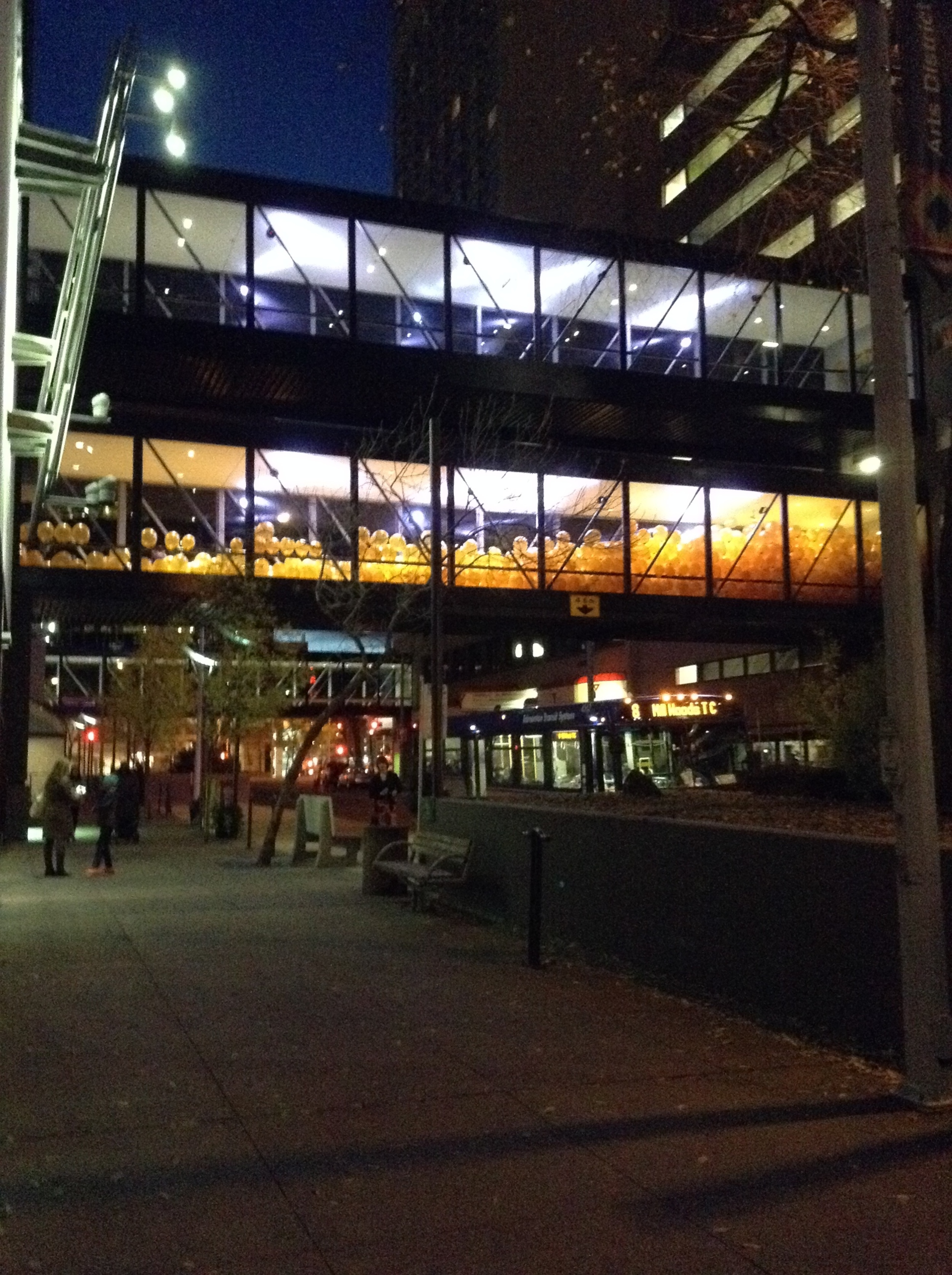 Half the Air in Any Given Space, a cool installation in the pedway