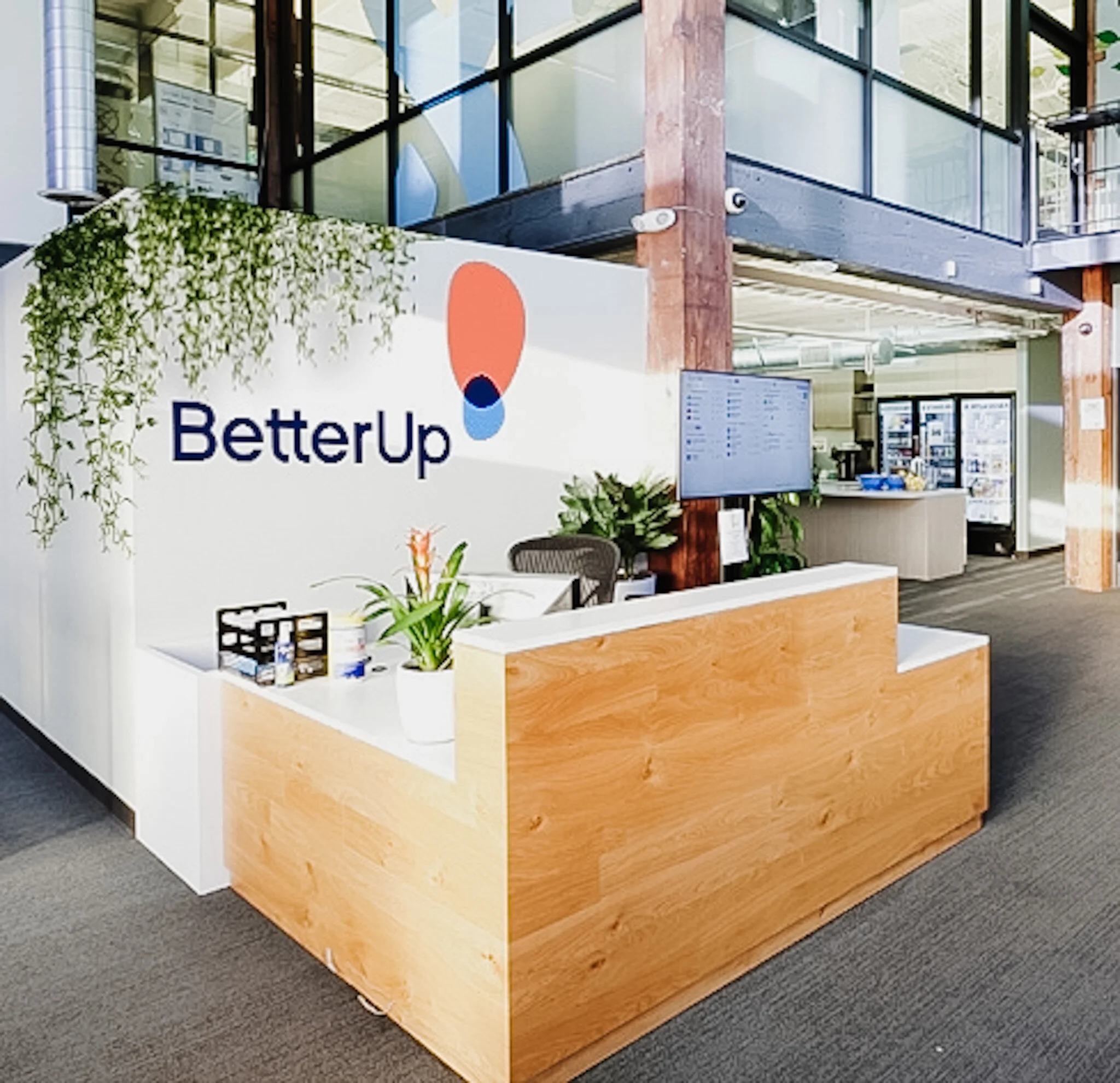   Our client didn’t want a traditional office feel so we sourced a mix of eclectic furniture like copper barstools, patterned chairs, bohemian rugs, and hanging plants. We painted every non-brick wall in whiteboard paint to encourage staff to collabo