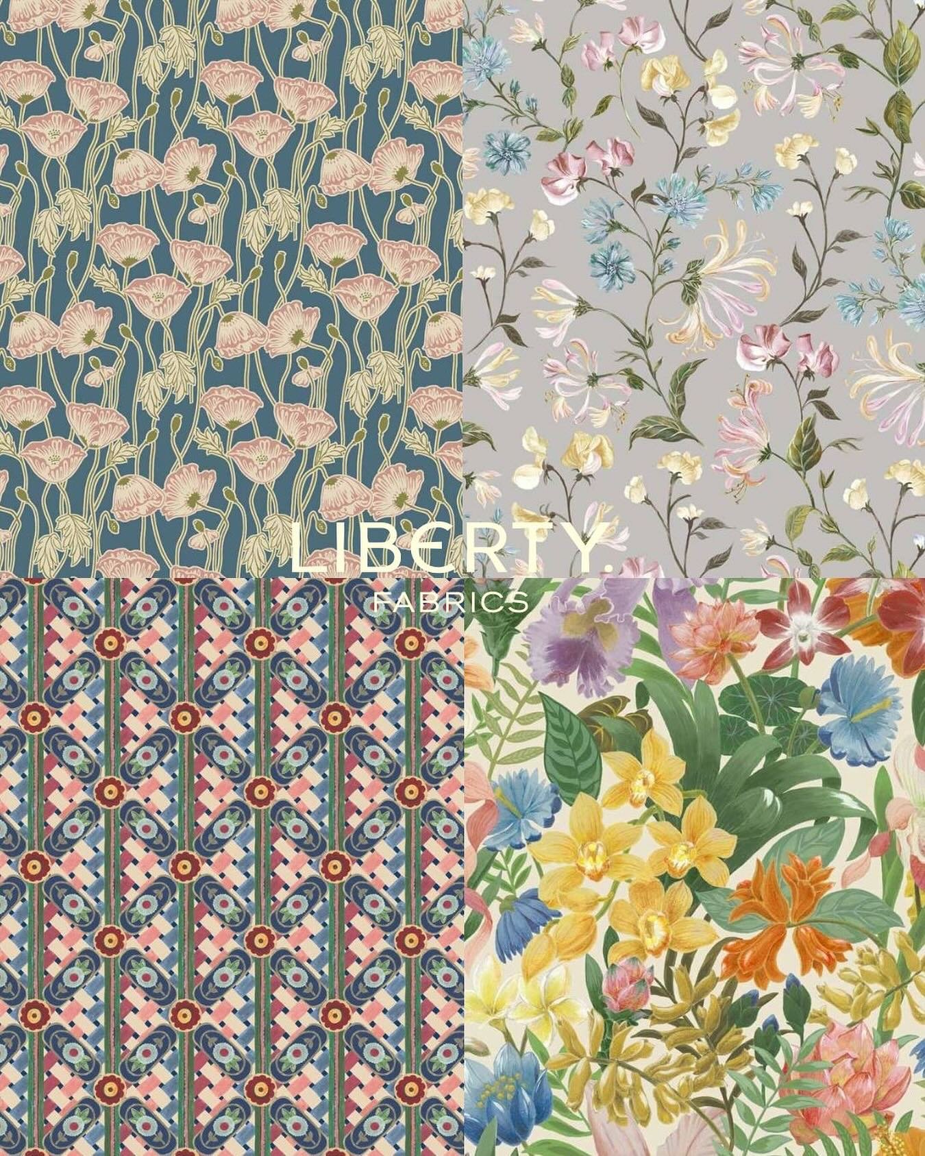 Decades in Bloom … 💛🩶❤️
Now in-store and online.
.
.
#fabricitysg
#libertytanalawn® 
#libertyfabrics