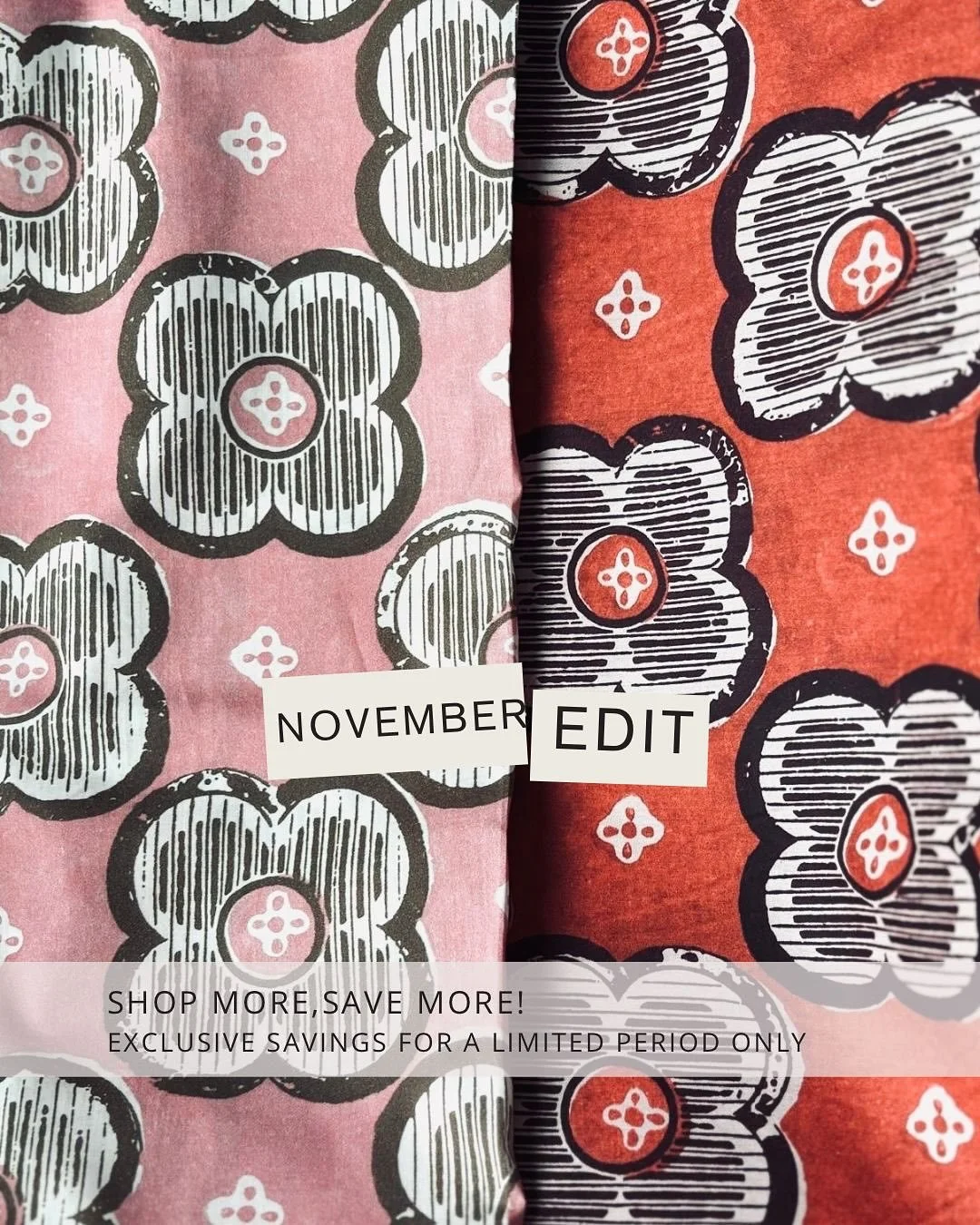 The colour pop season is here&hellip; yes, Christmas vibes are in the air 🥰 but we&rsquo;re also quietly getting CNY-ready 😉🌺.
Our November Edit Sale is ending soon. Hurry !
.
.
#fabricitysg
#libertyfabrics