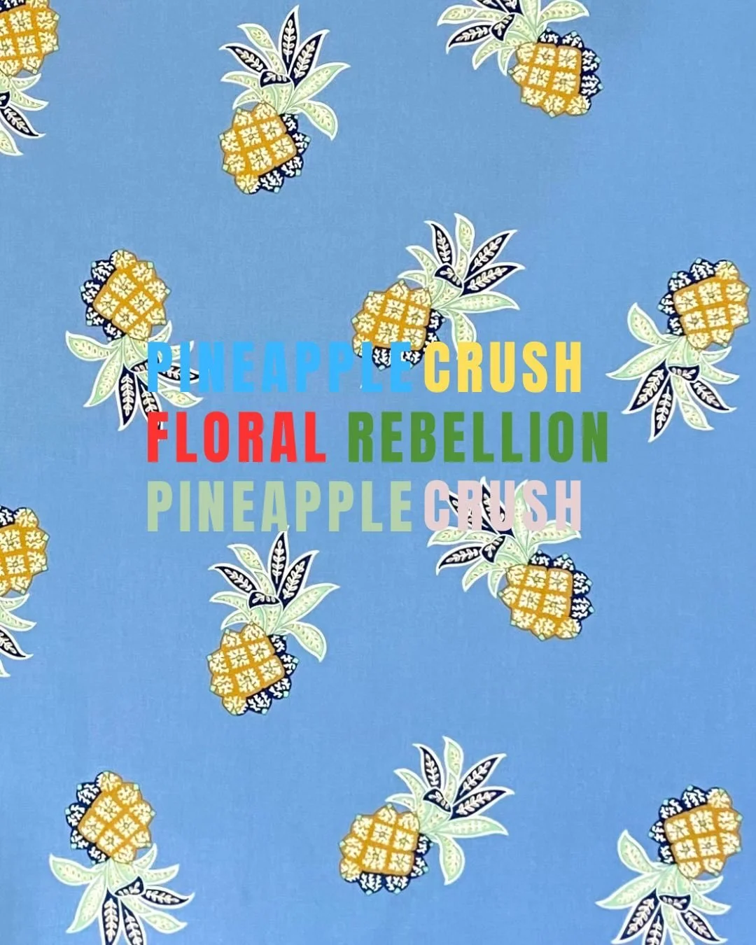 First drop of @libertyfabrics SS26 Floral Rebellion-Pineapple Crush!  Bright, juicy hues meet classic motifs,an archival design reworked with a contemporary edge.
Playful, yet considered. Effortless. Everything Right. 🍍 Huat ah! 
Check out other SS2