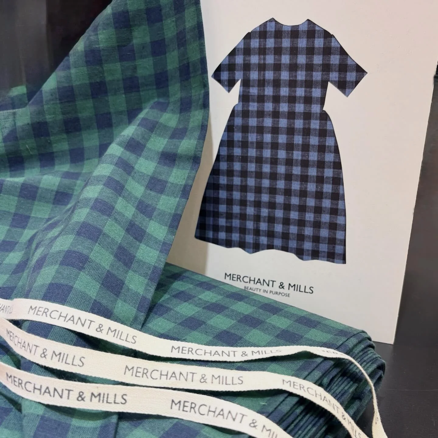 Merchant &amp; Mills gingham &mdash; soft, breathable, and effortlessly classic.
(Neon Frizz restocked and new colourways added).

.
.
#fabricitysg 
#metchantandmills