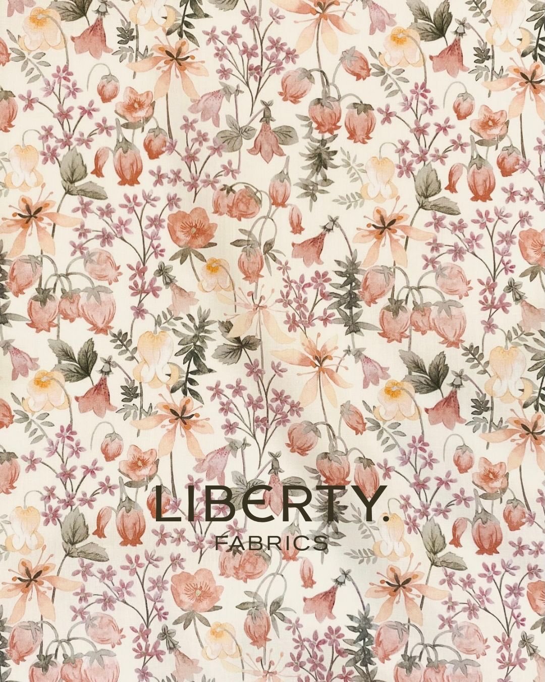 Just in! Hakuba - Created as a tribute to Mt Hakuba in Japan, which is famous as a botanical treasure trove, this pattern is carefully hand-painted with soft and vivid watercolors. The small and delicate flowers evoke the joy and freshness of spring 