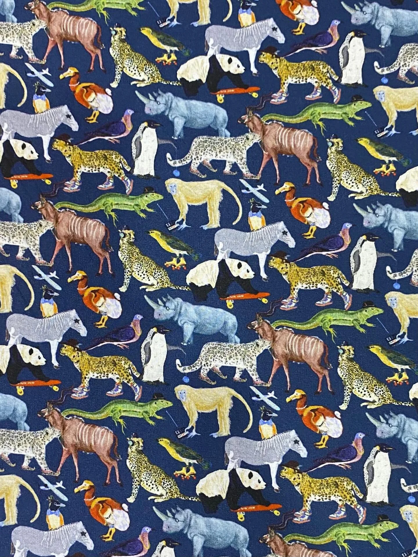 This fave classic is back - A new version of the ever-popular Queue for the Zoo, illustrated by OK David, Quey 2 showcases a medley of new animals busy at their favourite past times.
.
.
#fabricitysg
#libertytanalawn 
#libertyfabrics
