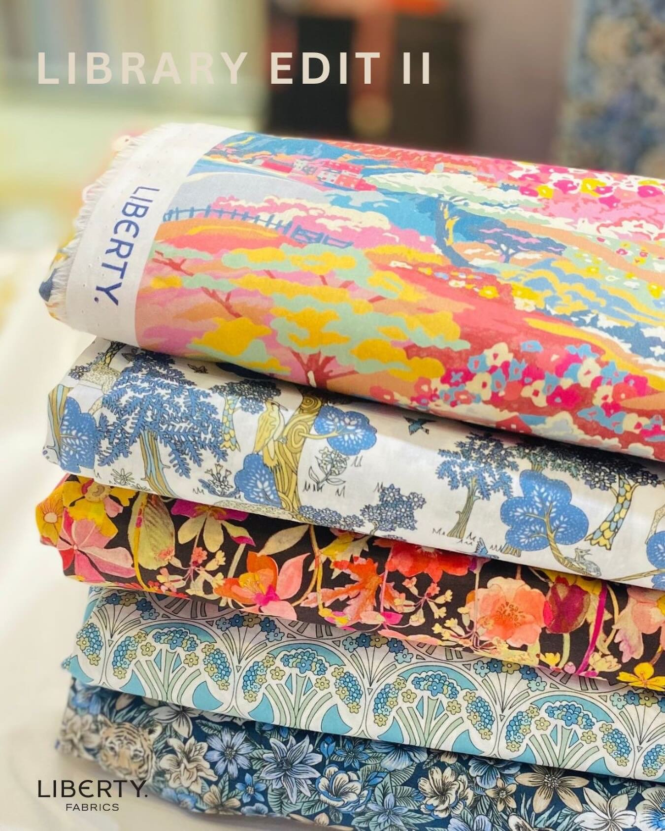 NEW - We have revealed a couple of prints, here&rsquo;s another glimpse of Liberty Edit II . ✨
Inviting treasured prints to be rediscovered, this collection is rooted in heritage and guided by curiosity, opening a new chapter for Liberty favourites. 