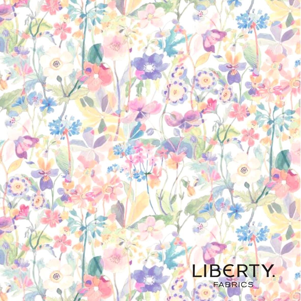 Inspired by traditional English gardens, Proposal Meadow overflows
with delicate summer blooms, including daisies, pinks, cornflowers and pimpernels. Available in twi colourways!
.
.
#fabricitysg
#libertyfabrics 
#libertytanalaen
#libraryedit2