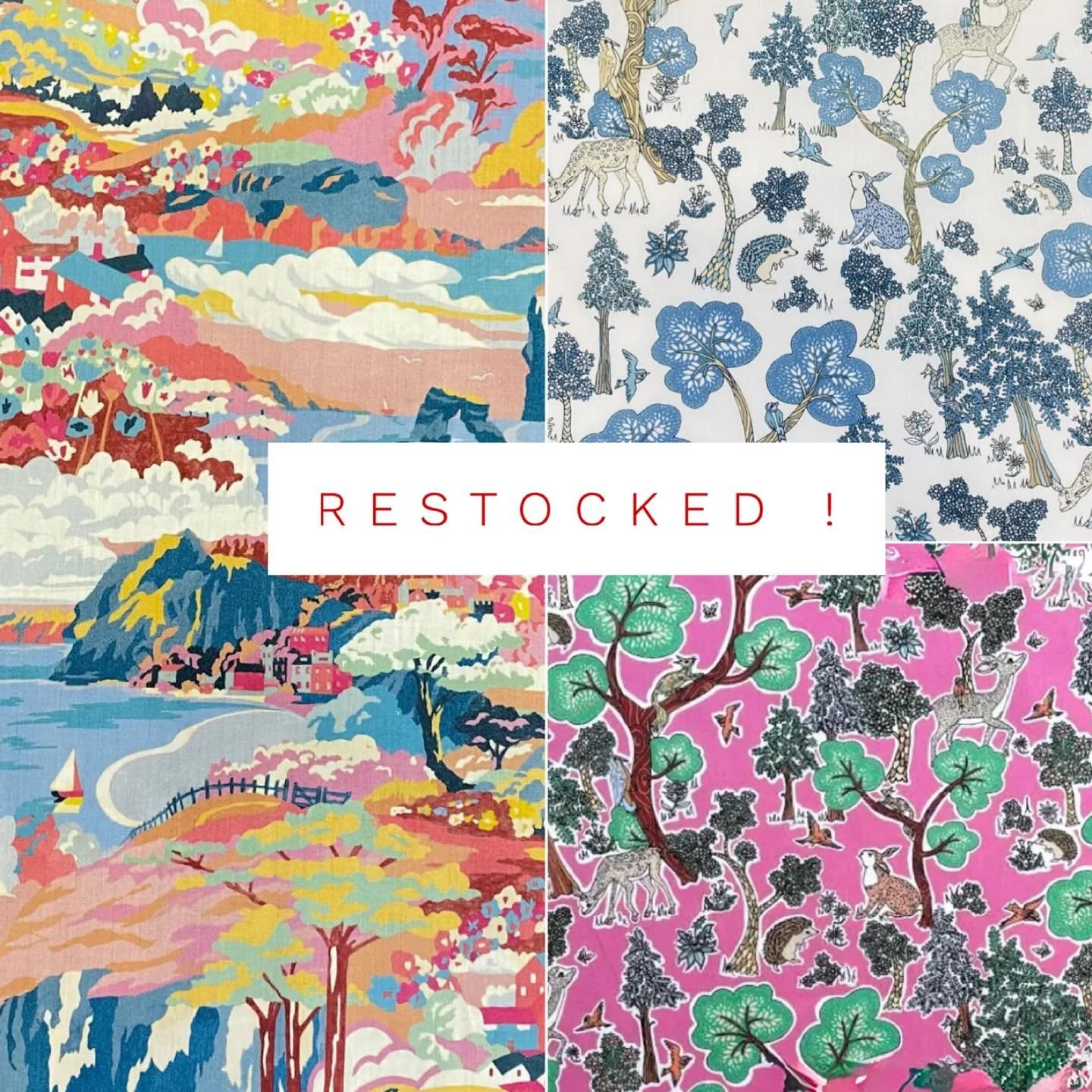 You asked and we replenished 😊 Coastal Landscape and Doe a Deer restocked with another colourway for Doe a Deer added - available instore and online!
.
.
#fabricitysg