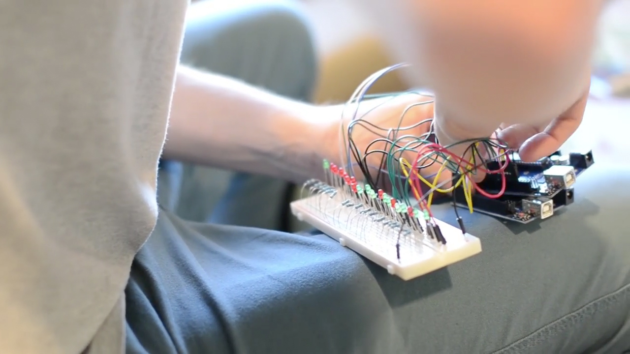 Still image from Sine language project video.