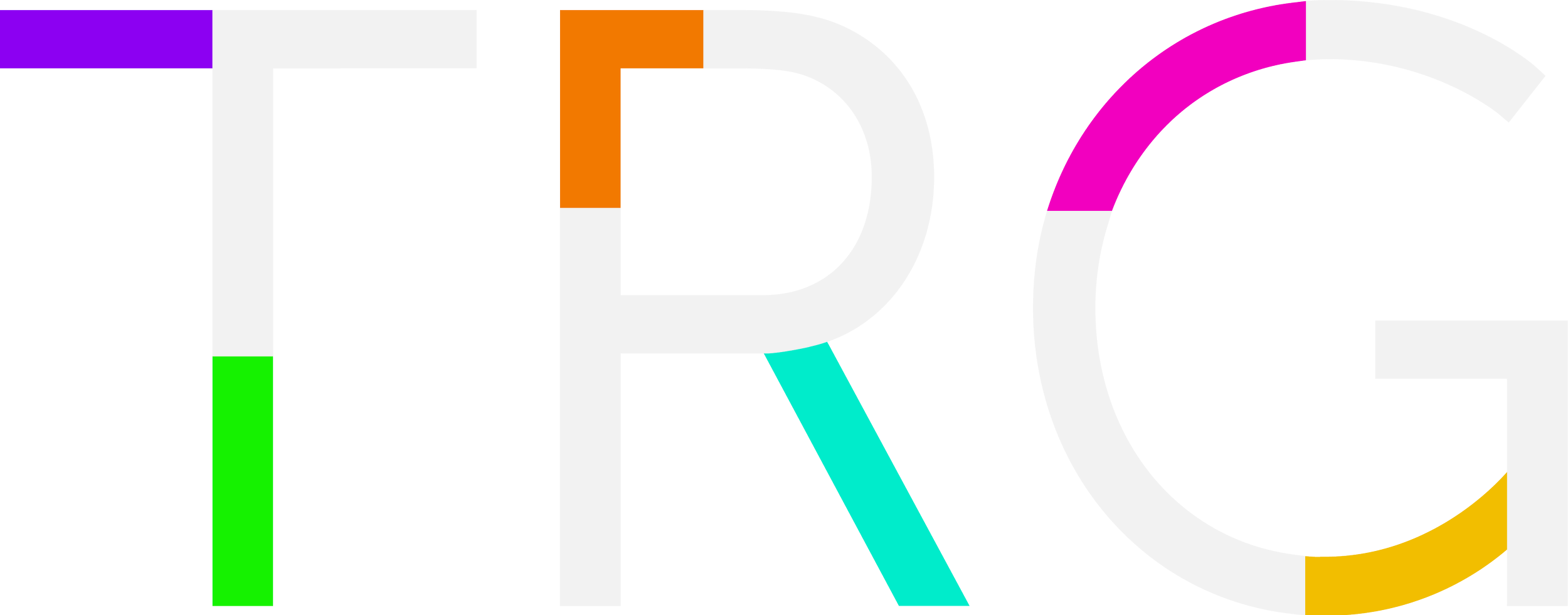 Colorful TED logo with the letters TED in black, each letter divided into sections with different bright colors including purple, orange, pink, green, cyan, yellow, and white on a black background.