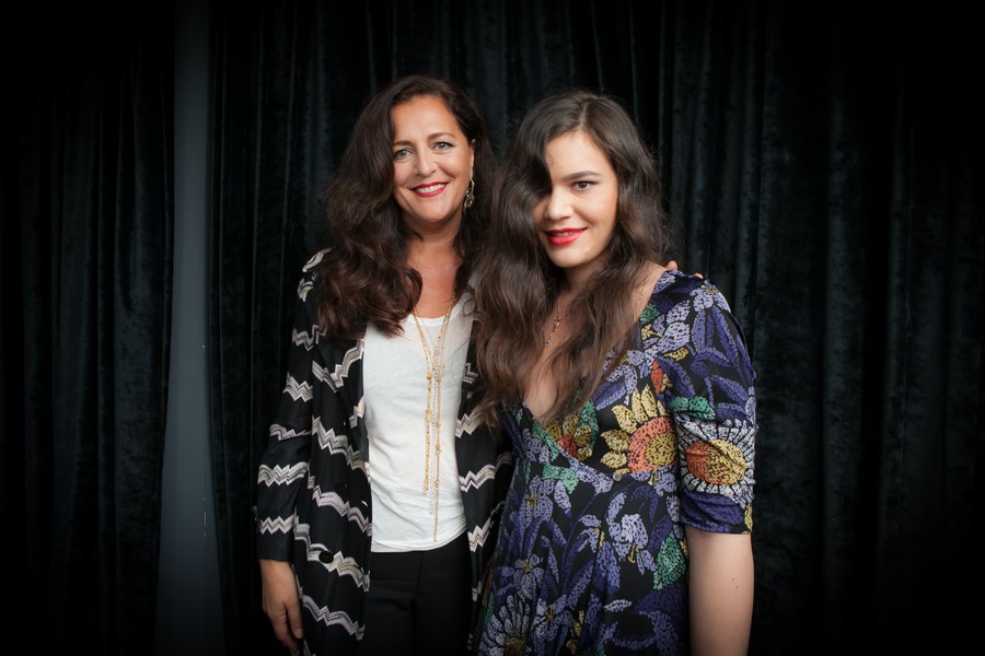Анджела Миссони (Angela Missoni) с дочерью Терезой (Teresa Missoni), ELLE Fashion Days, 2012 г.