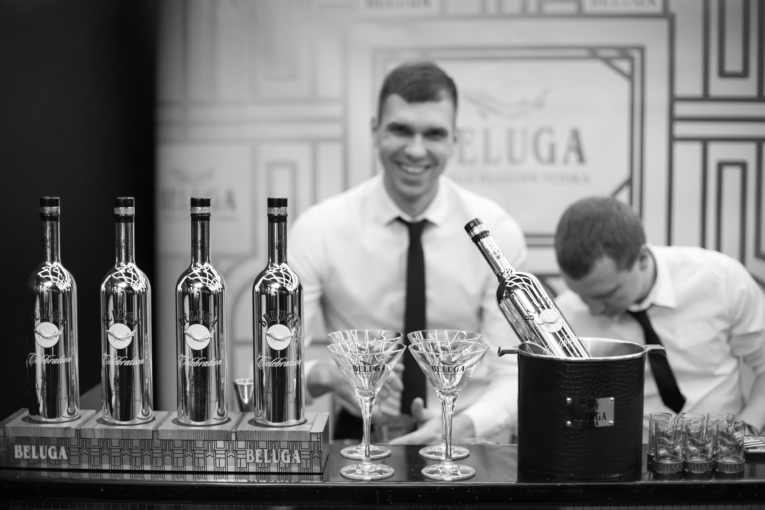 The BELUGA vodka bar