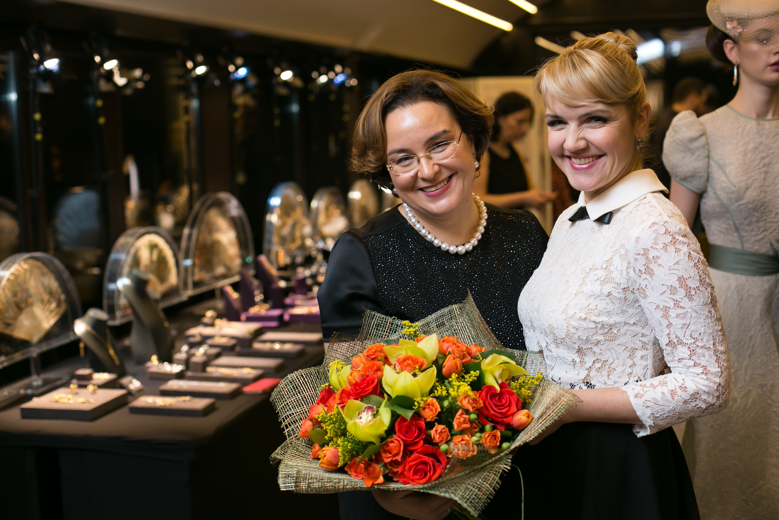 Anna Peradze (Cosmos Zoloto boutique) and Maria Cheblakova (W St. Petersburg hotel)