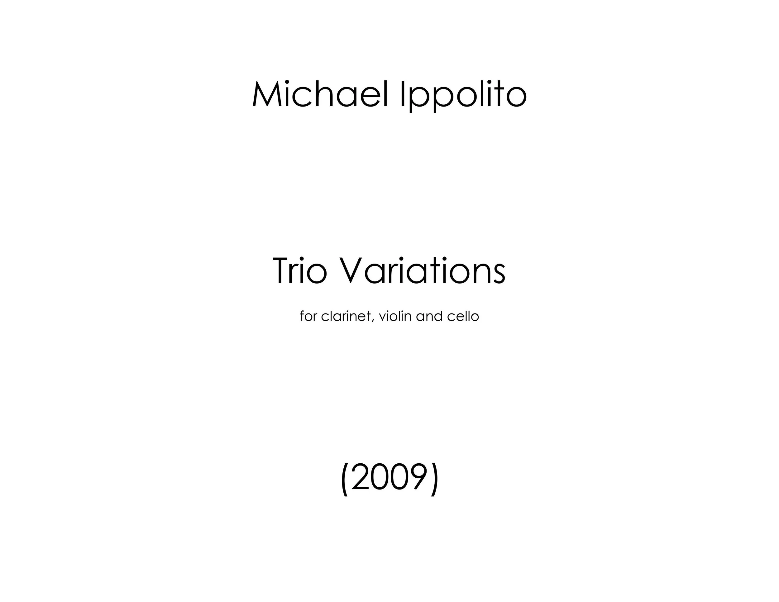Trio Variations