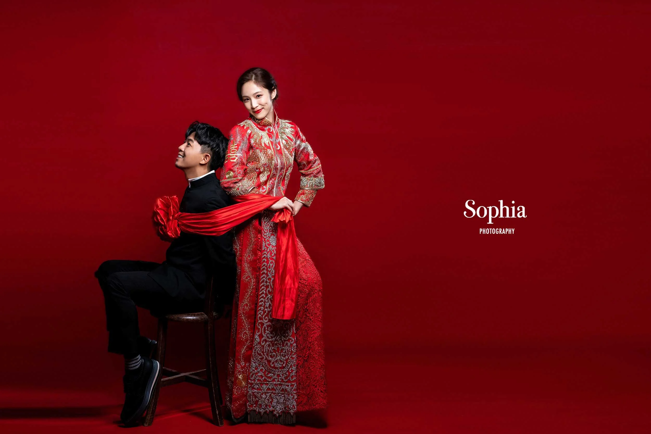 延禧攻略攻心計，中式傳統古裝龍鳳掛，新娘越級成為貴妃皇后！