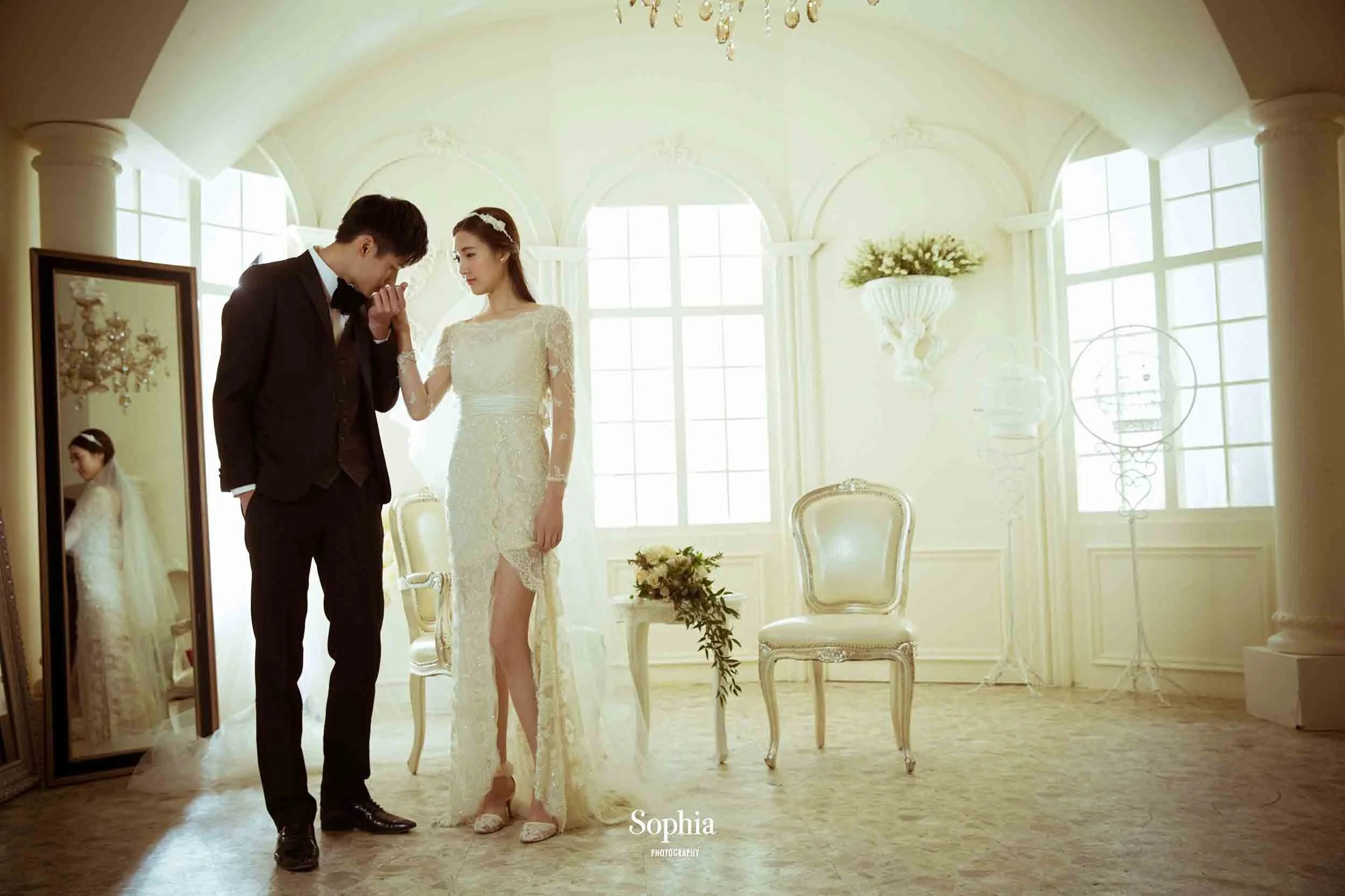  蘇菲雅婚紗-歐風-內景棚拍婚紗 