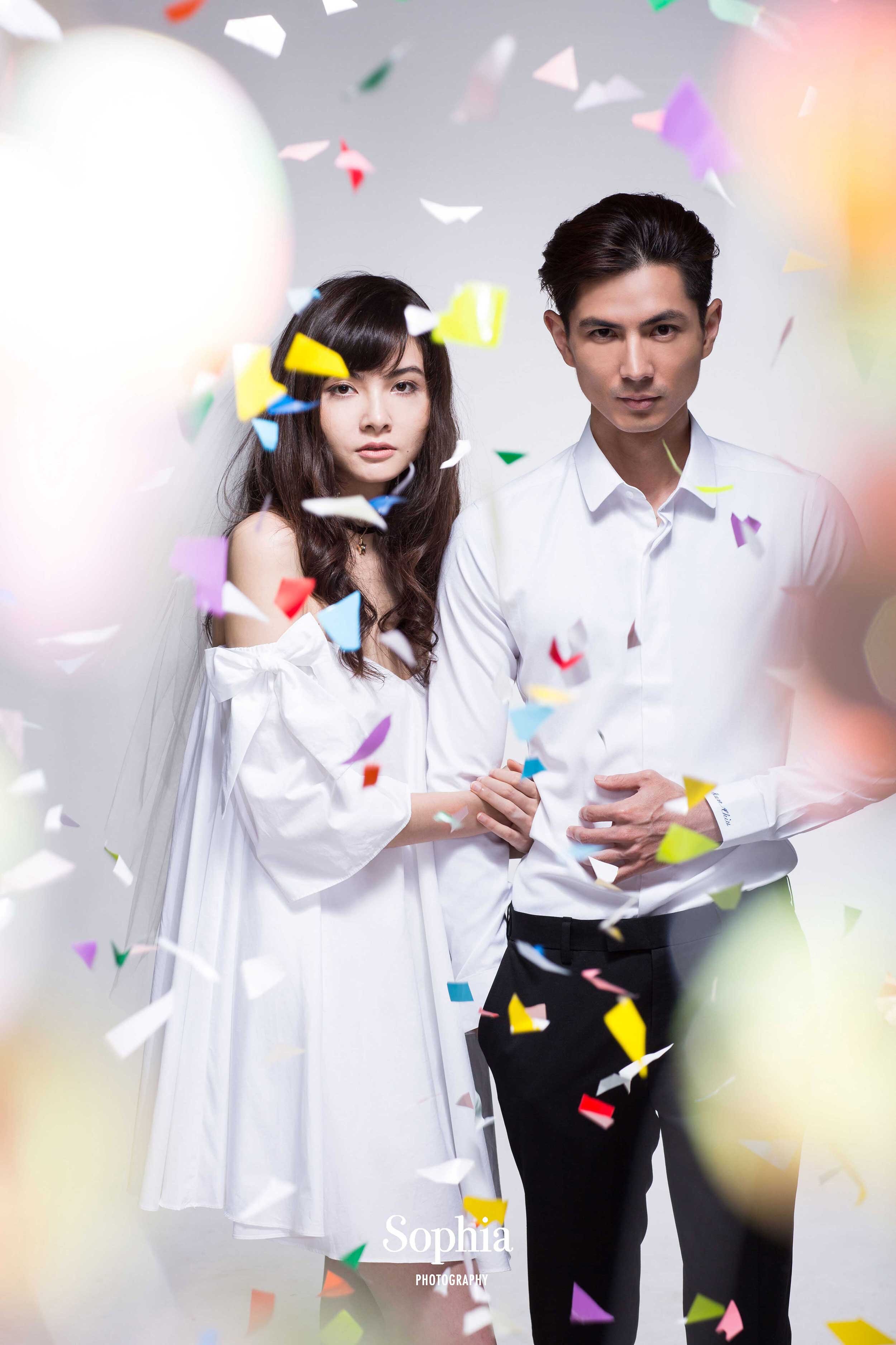  蘇菲雅婚紗-便服婚紗-內景棚拍人像 
