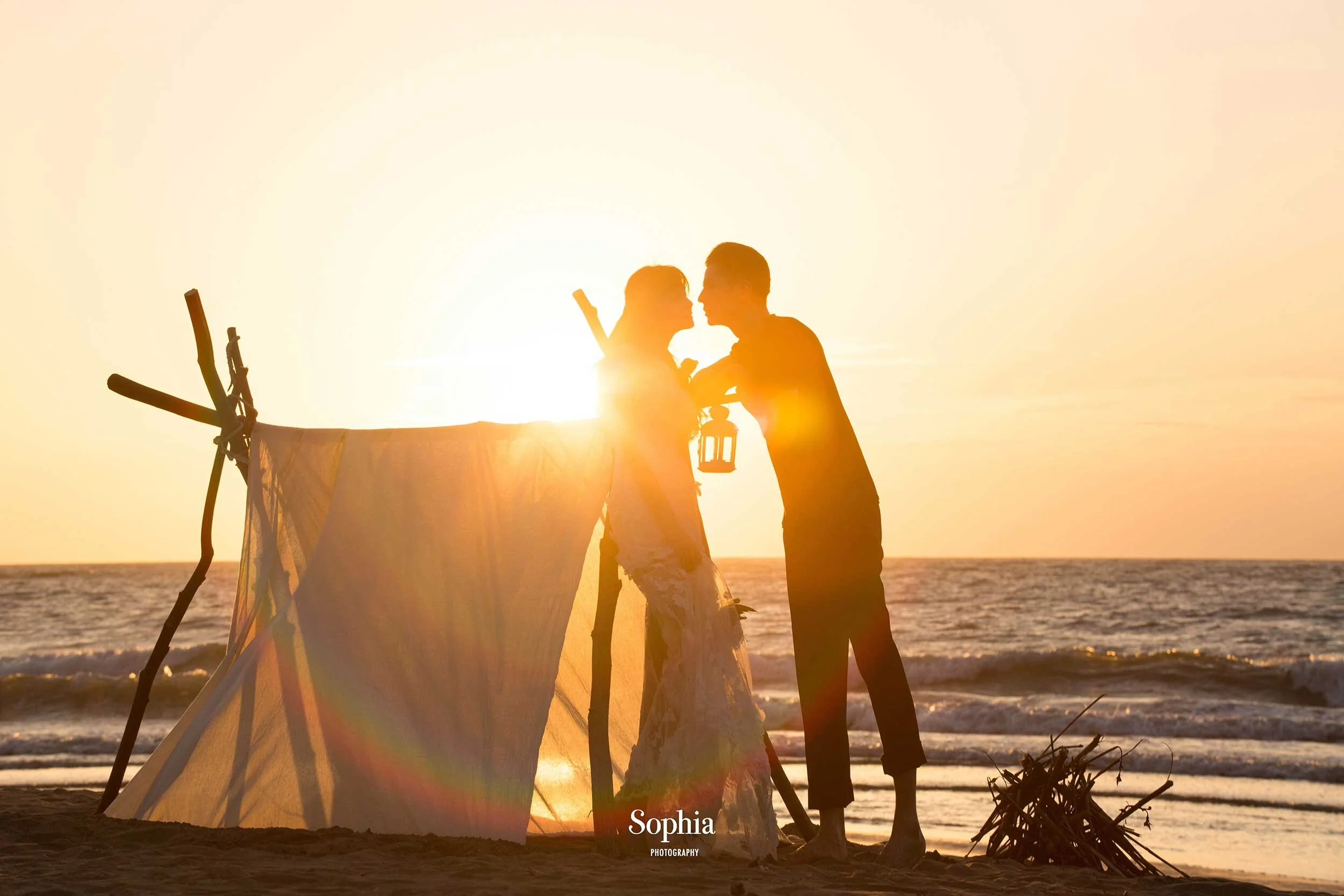  蘇菲雅婚紗-淡水沙崙-秘境-海邊-夕陽-外景-婚紗照 