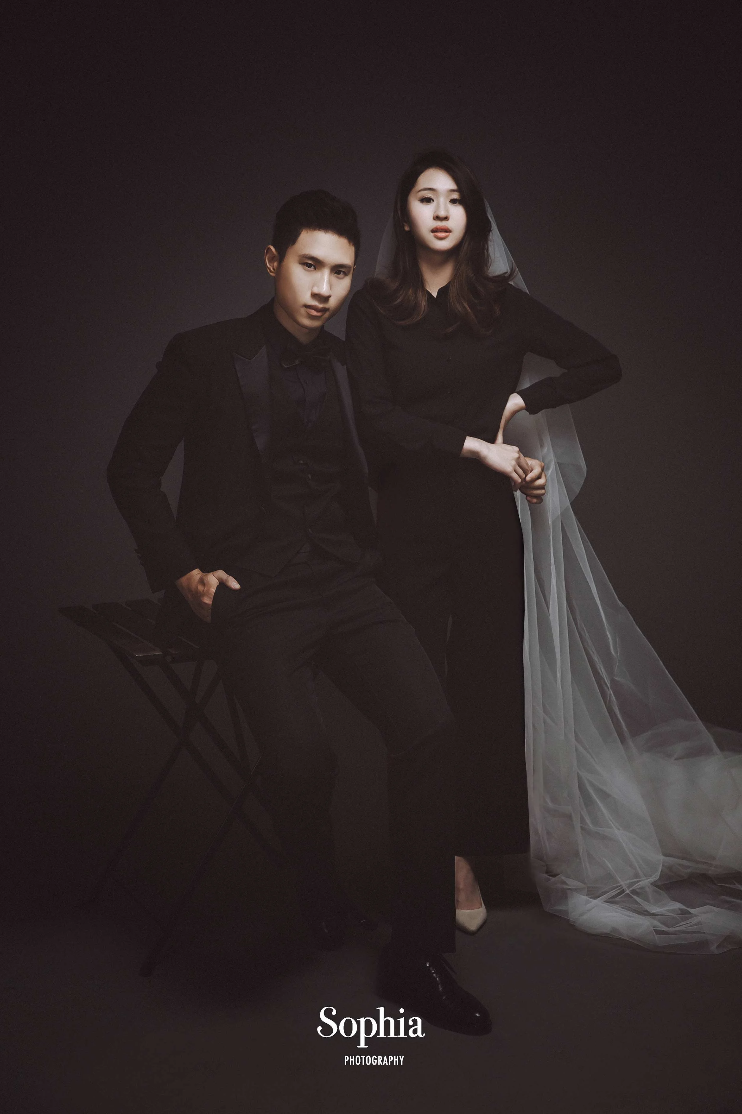  蘇菲雅婚紗-內景婚紗照-棚拍婚紗-韓式婚紗 