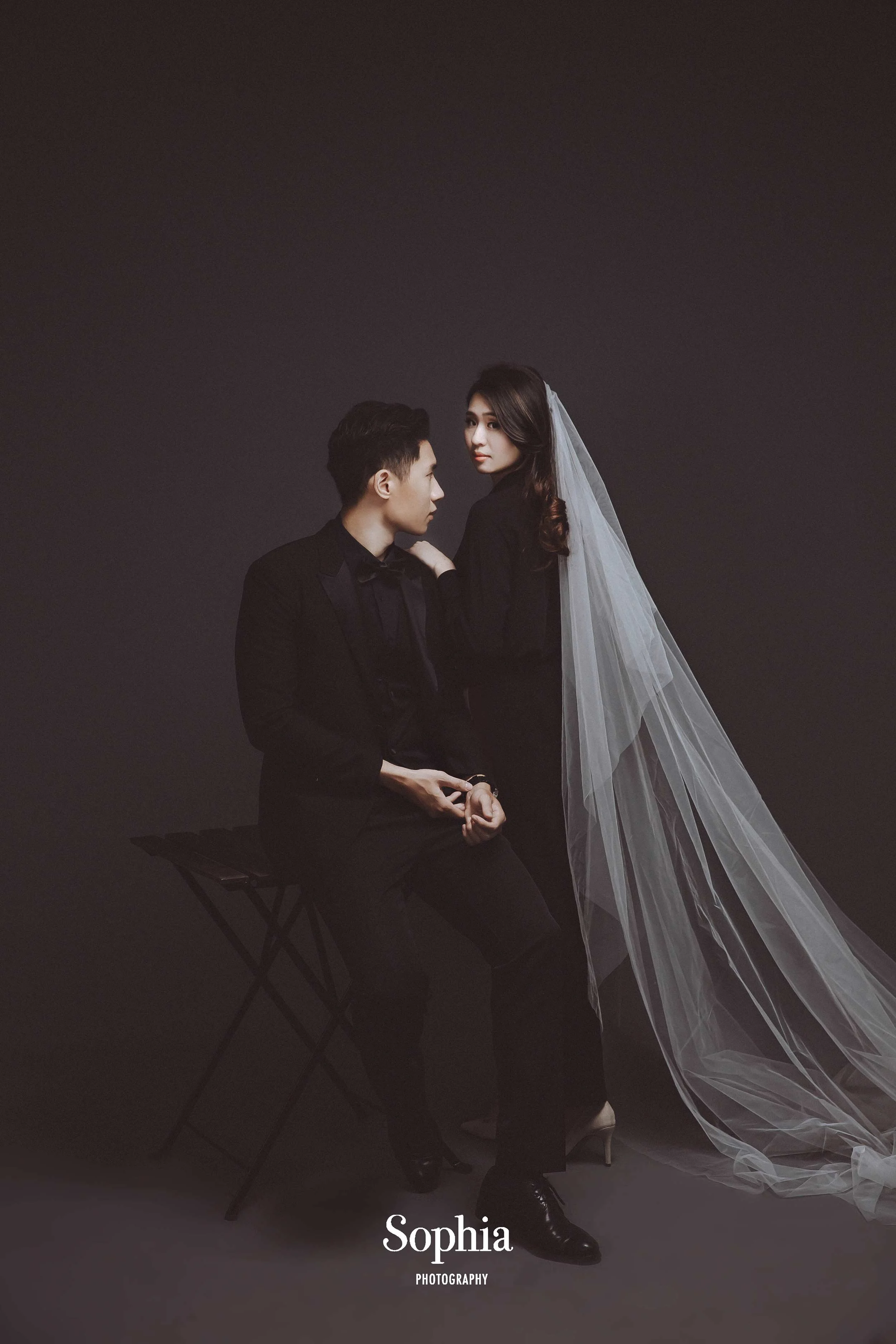  蘇菲雅婚紗-內景婚紗照-棚拍婚紗-韓式婚紗 