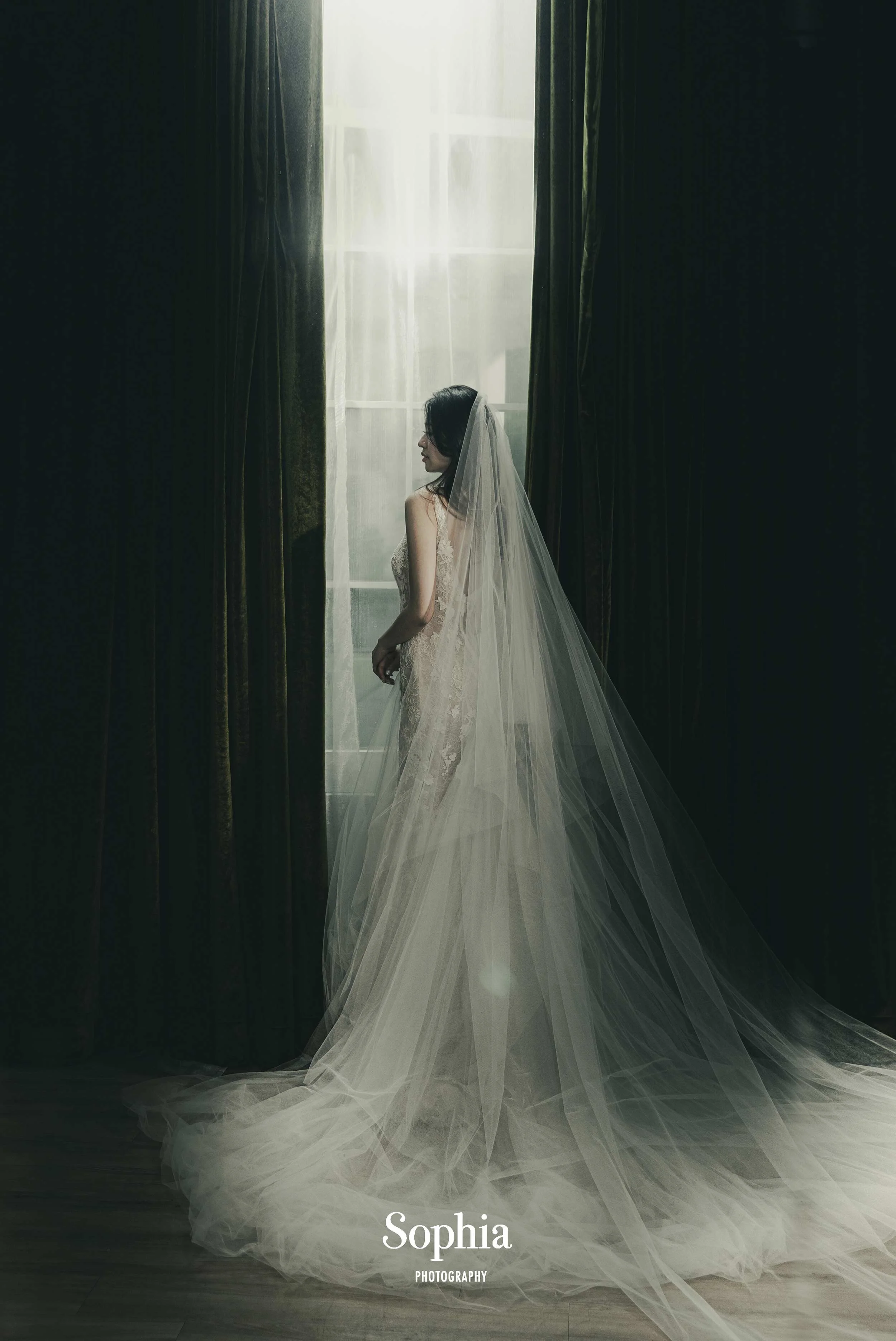  蘇菲雅婚紗-內景婚紗照-棚拍婚紗-韓式婚紗 