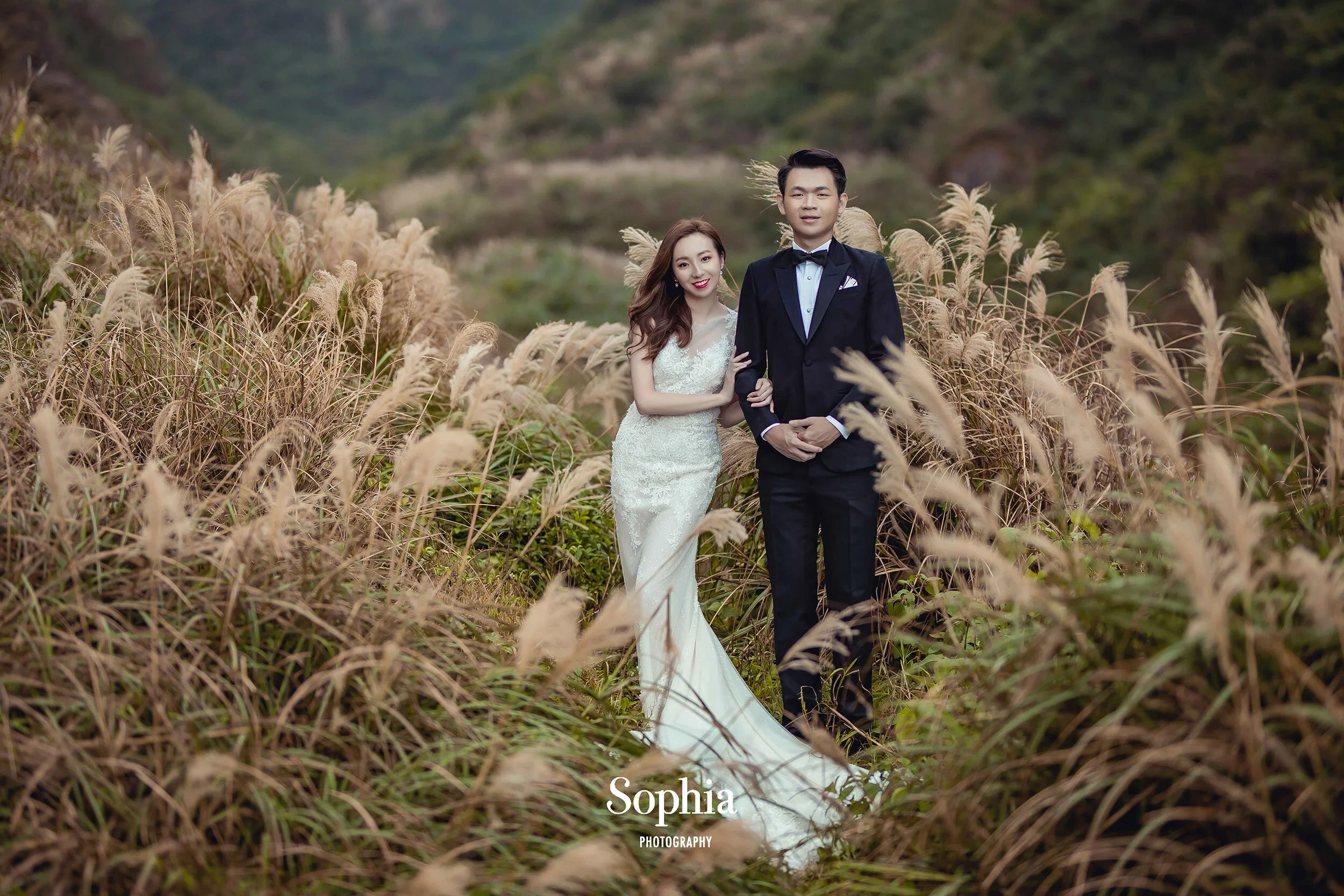  蘇菲雅婚紗-外景婚紗照-陽明山婚紗照-芒草婚紗 