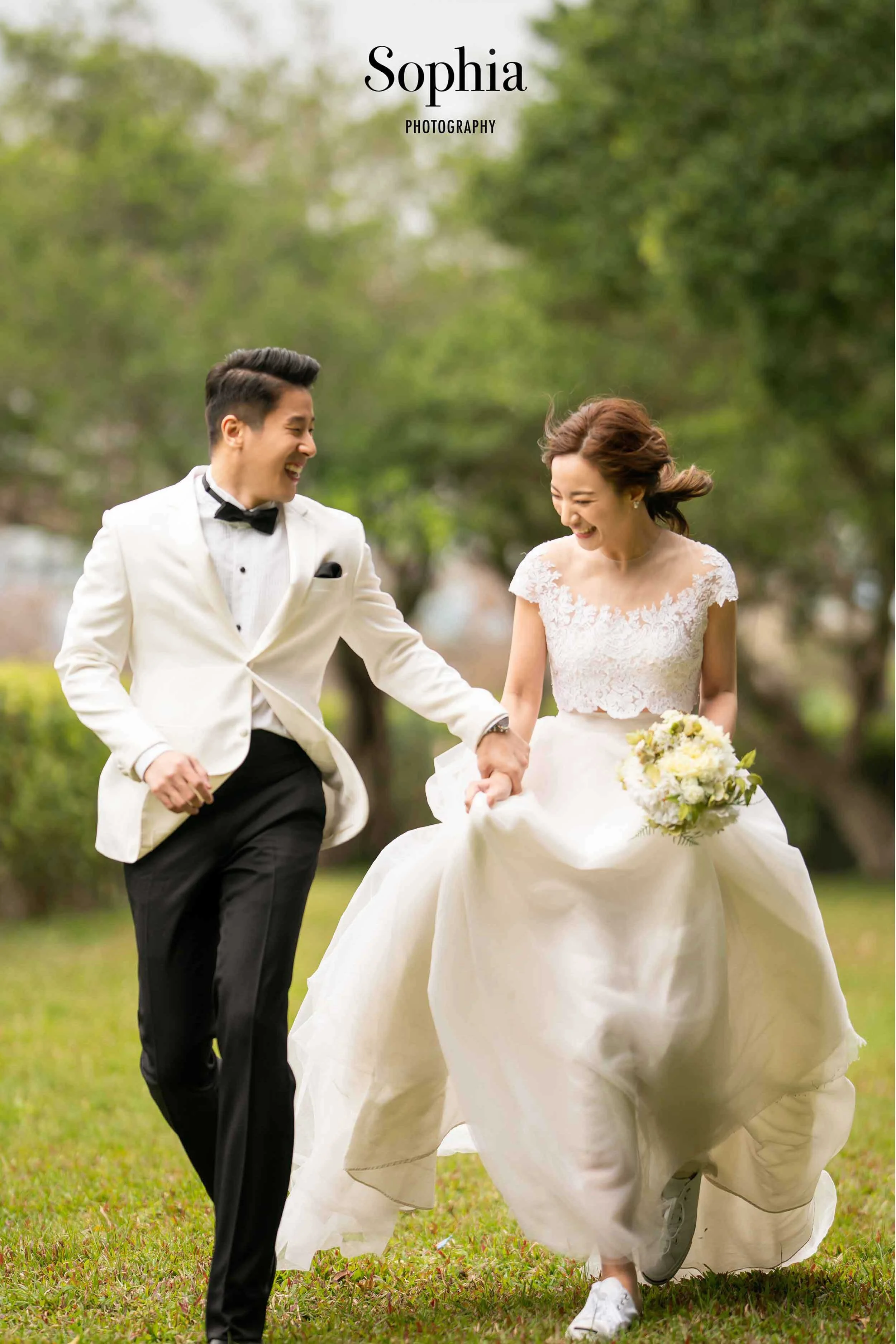  蘇菲雅婚紗-外景婚紗照-花園婚紗照 