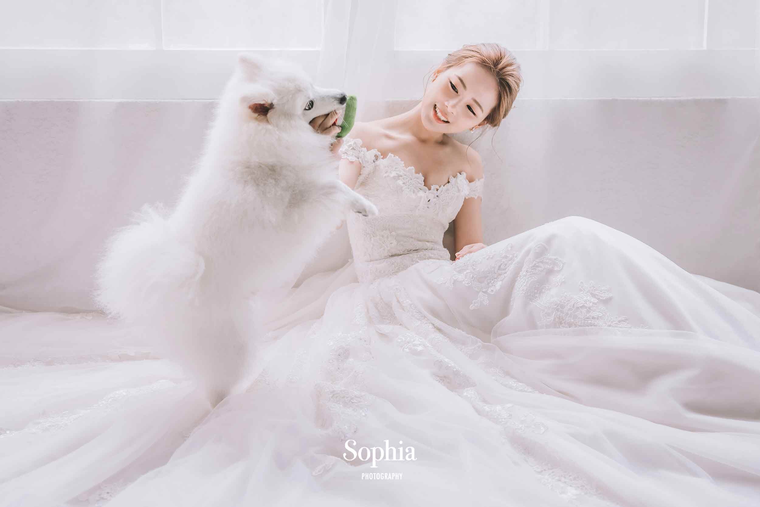  蘇菲雅婚紗-內景婚紗照-寵物 