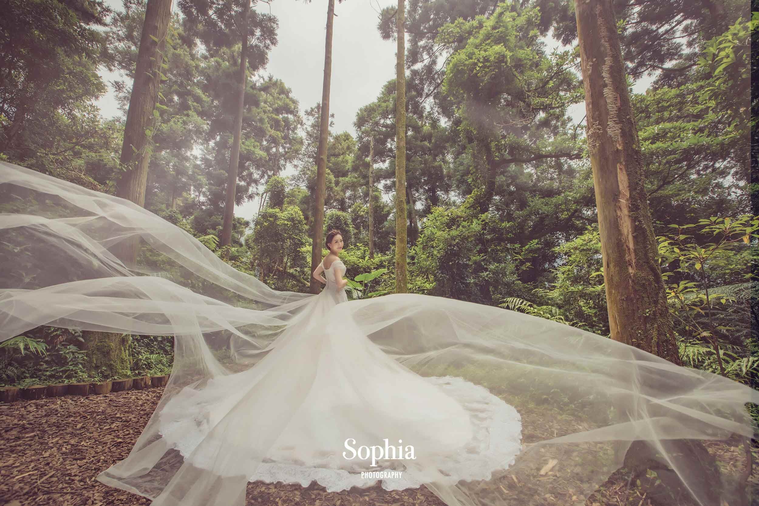  蘇菲雅婚紗-外景婚紗照-陽明山-黑森林 