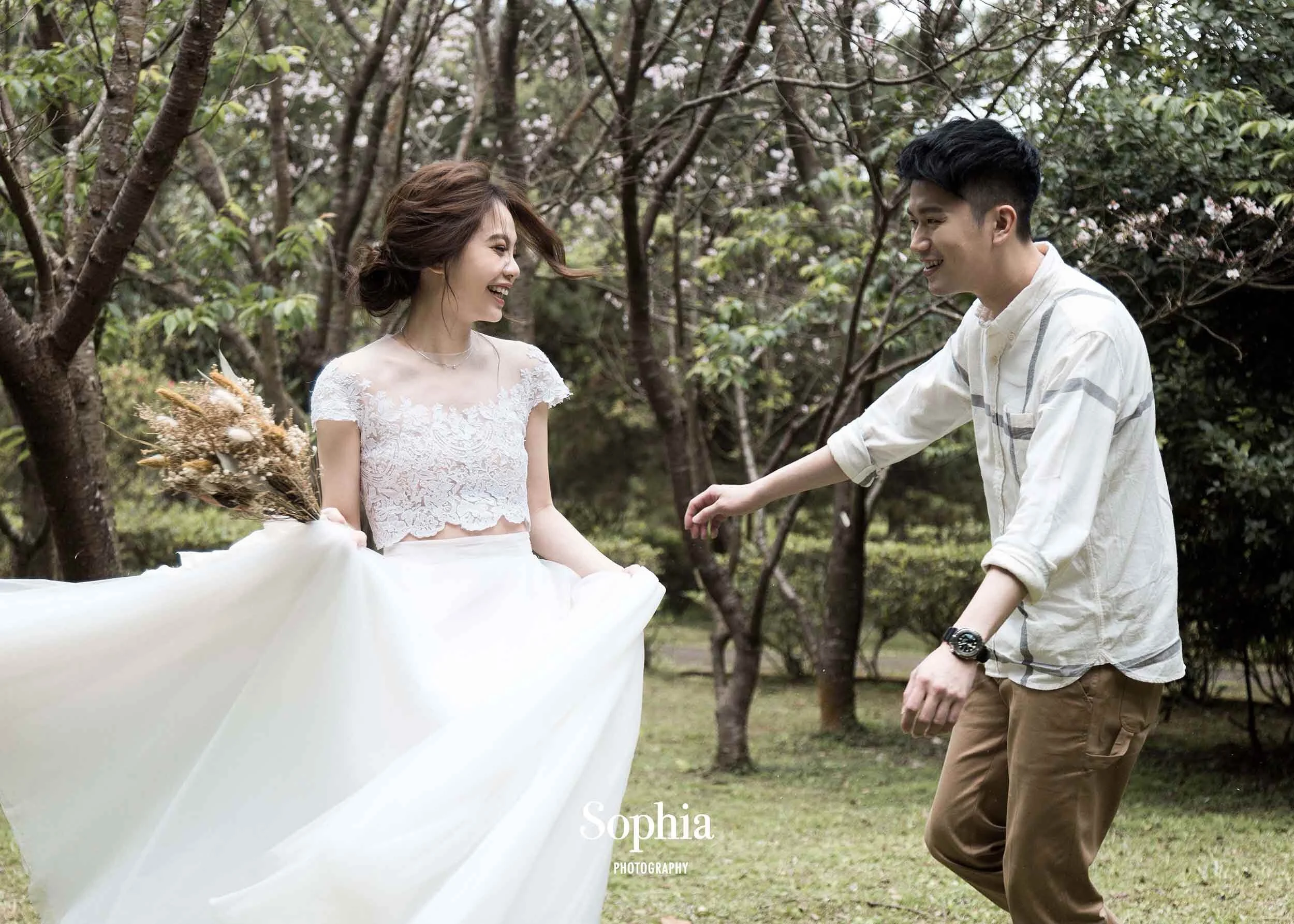  蘇菲雅婚紗-白色狂熱聯名-台北市-街景-清婚紗-外景婚紗照 