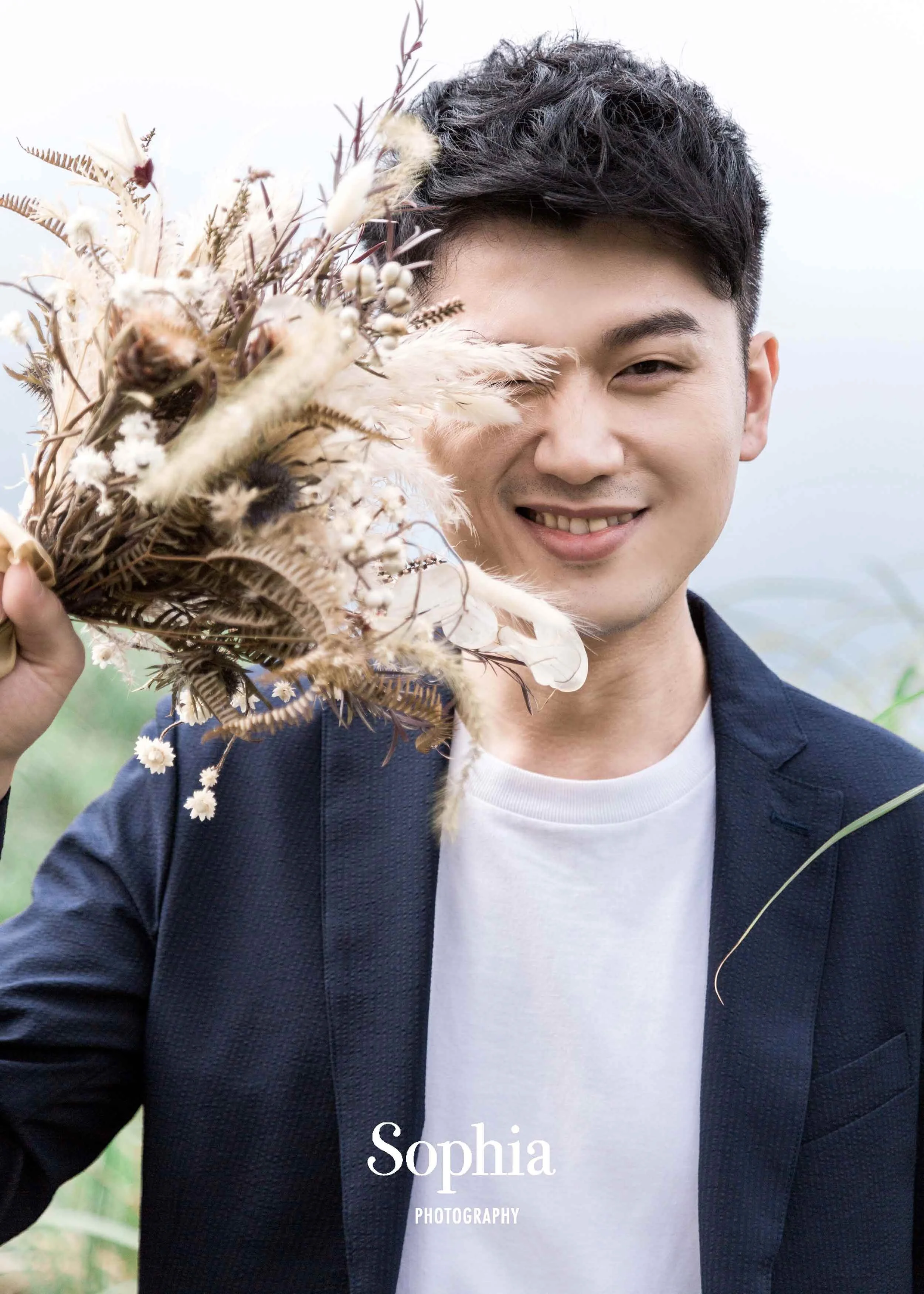  蘇菲雅婚紗-白色狂熱聯名-陽明山-外景-人像-近照 